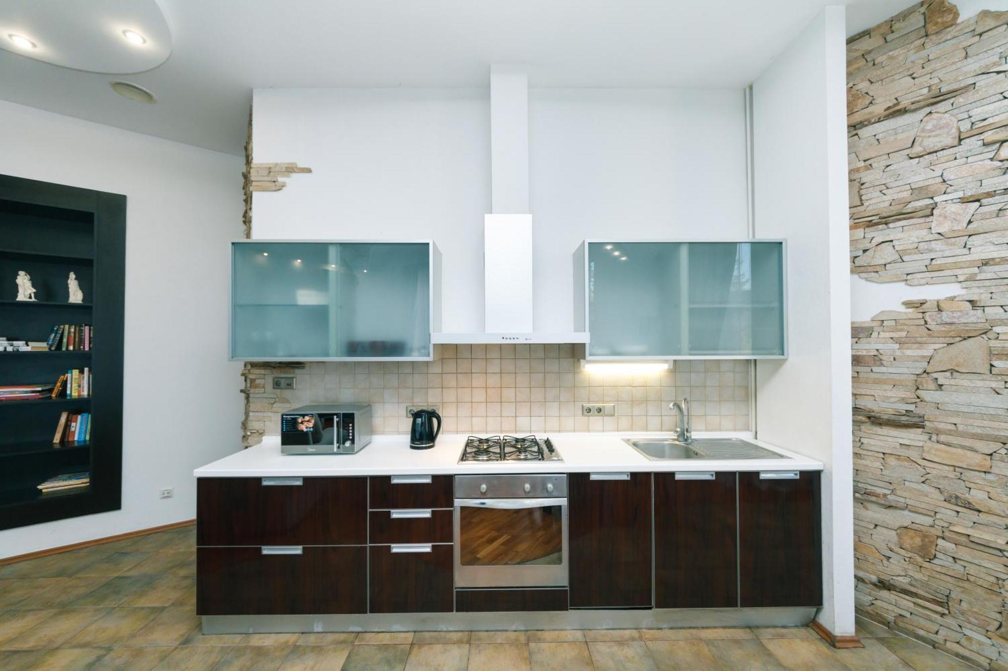 Ferienwohnung Lux Near Maidan, Khreschutyk 3Br Kiew Exterior foto